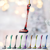 Customized Vacuum Cleaner Christmas Ornament, Cleaning Tools Ornament for Christmas Tree, Gift for Housewife Housekeeper, Holiday Xmas Tree Hanging Decor for Mom Woman Wife (Acrylic, Style 6)